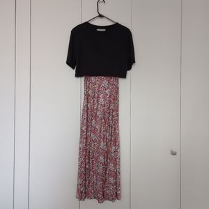 Allsaints 2 in 1 floral dress Medium
